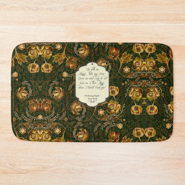 Item preview, Wuthering Heights quote-Emily Bronte- love quote-yellow flowers designed and sold by FanitsaArt.