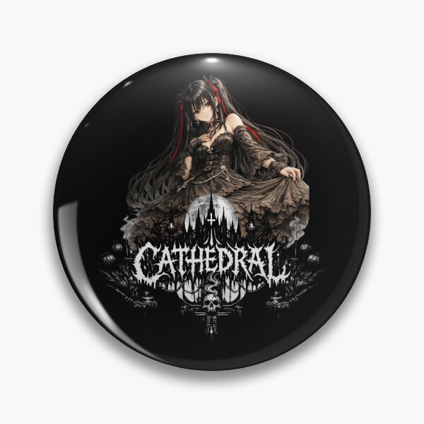 Item preview, Anime Goth Girl CATHEDRAL Elegant designed and sold by GothCatHedral.