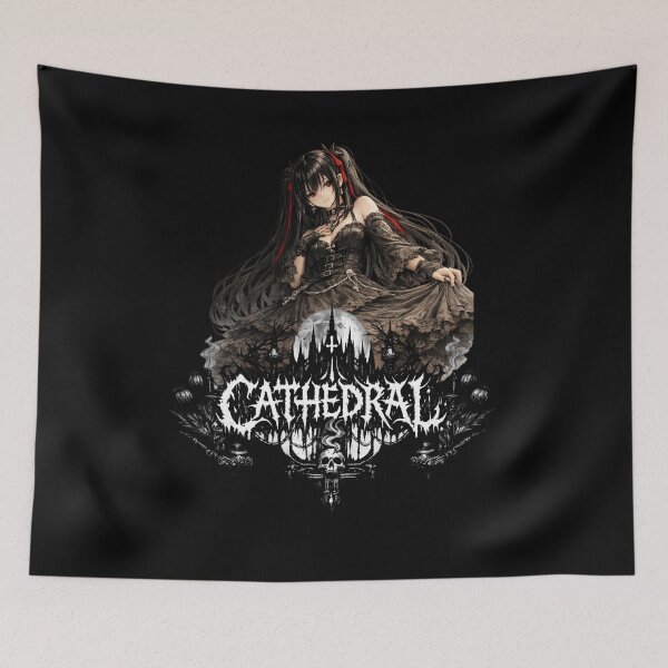 Item preview, Anime Goth Girl CATHEDRAL Elegant designed and sold by GothCatHedral.
