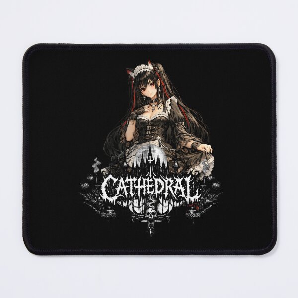 Item preview, Anime Goth Girl CATHEDRAL Maid designed and sold by GothCatHedral.