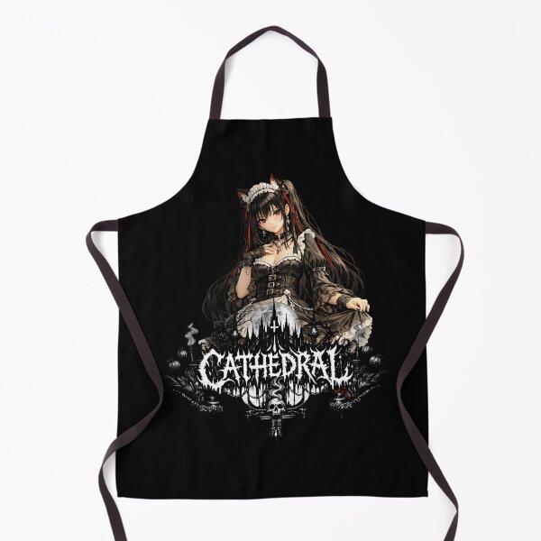 Item preview, Anime Goth Girl CATHEDRAL Maid designed and sold by GothCatHedral.
