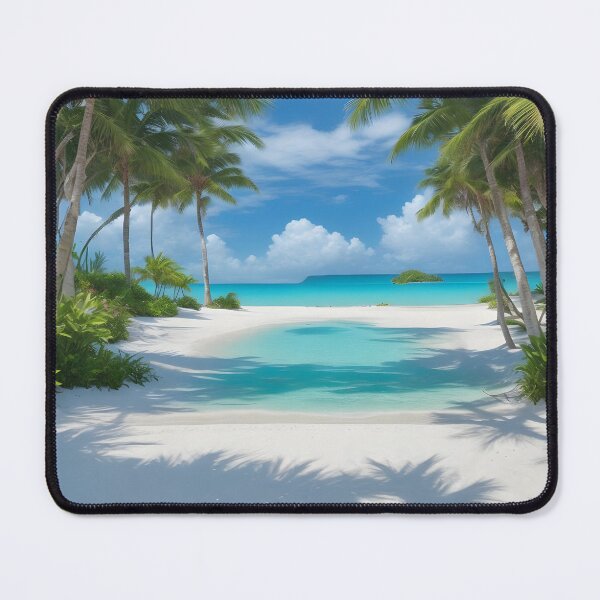 Item preview, Tranquil Beach Fantasy Illustration Art designed and sold by PrithviApparels.