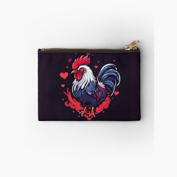Item preview, Rooster and hearts designed and sold by Planetporridge.