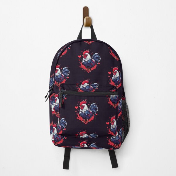 Item preview, Rooster and hearts designed and sold by Planetporridge.