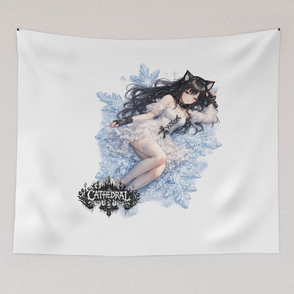 Item preview, Catgirl Snowflake CATHEDRAL designed and sold by GothCatHedral.