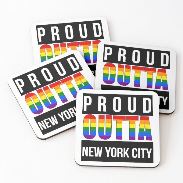 Item preview,  Proud Outta New York City Rainbow Pride  – LGBTQ+ Gay Pride Design designed and sold by RomeoSketches.