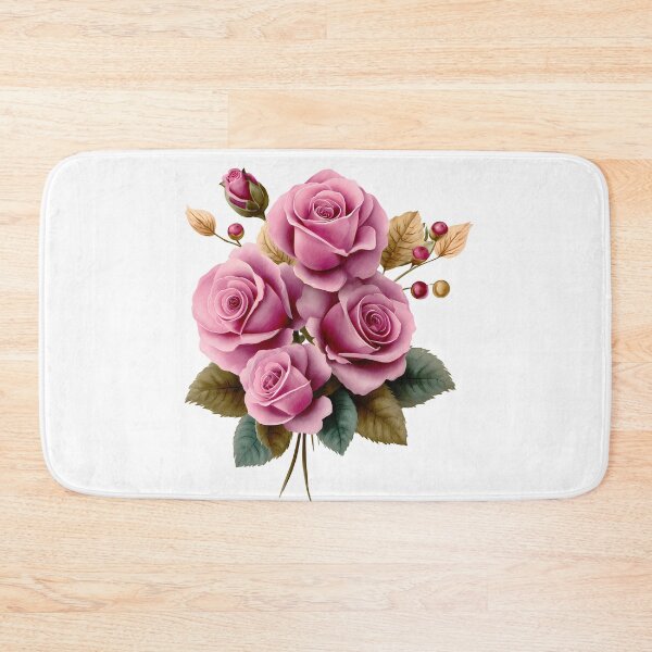 Item preview, Soft Pink Rose Bouquet - Elegant Romantic Floral Art Print designed and sold by DesignArtist.ia.