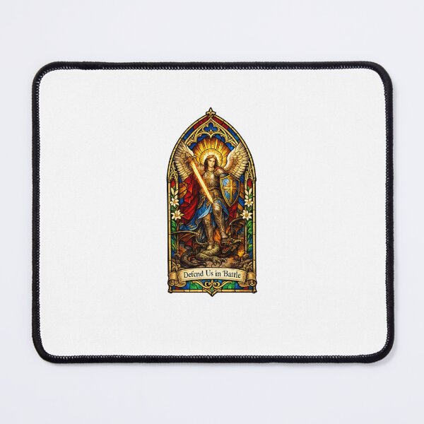 Item preview, Saint Michael - Defend Us In Battle designed and sold by ResinandRelics.
