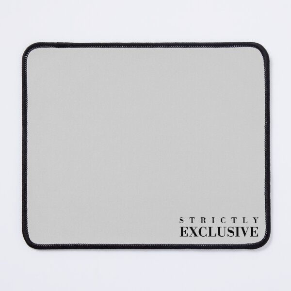 Item preview, Strictly Exclusive™ | Concrete Grey Heavyweight Collection | Minimalist Typography designed and sold by Rasamore™ Studios | Minimalist Art.