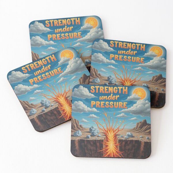 Item preview, Strength Under Pressure Tectonic Art designed and sold by Nela Creative Lab.