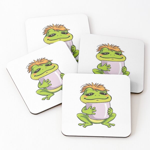Item preview, Funny Coffee Frog Shirt – Don’t Talk Before Coffee designed and sold by EshaFashions.