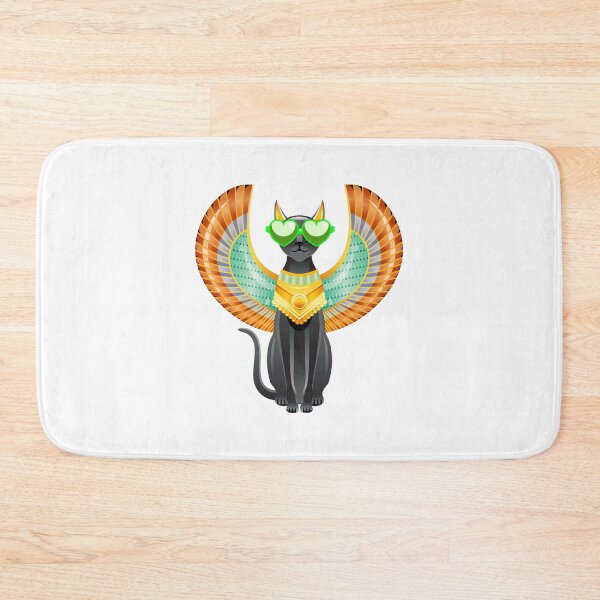 Item preview, Cool Pharaoh Cat: Modern Bastet with Heart Sunglasses | Ancient Egypt Art designed and sold by GulfSignature.