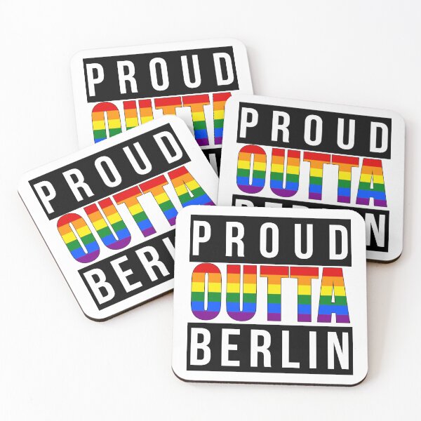 Item preview,  Proud Outta Berlin Rainbow Pride  – LGBTQ+ Gay Pride Design designed and sold by RomeoSketches.