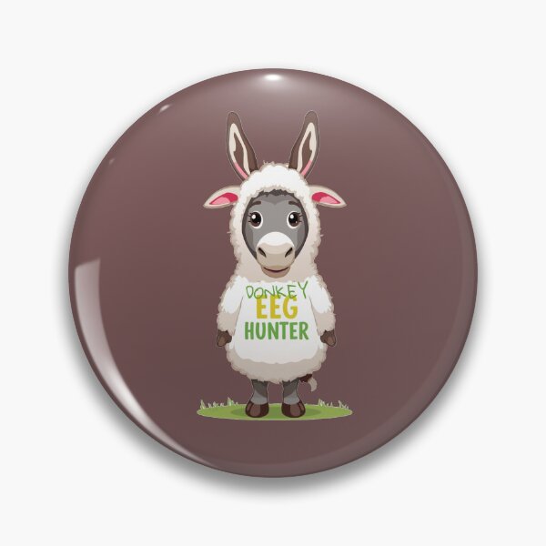 Item preview, DONKEY EEG HUNTER Easter Sheep designed and sold by GOLDENGARDENART.