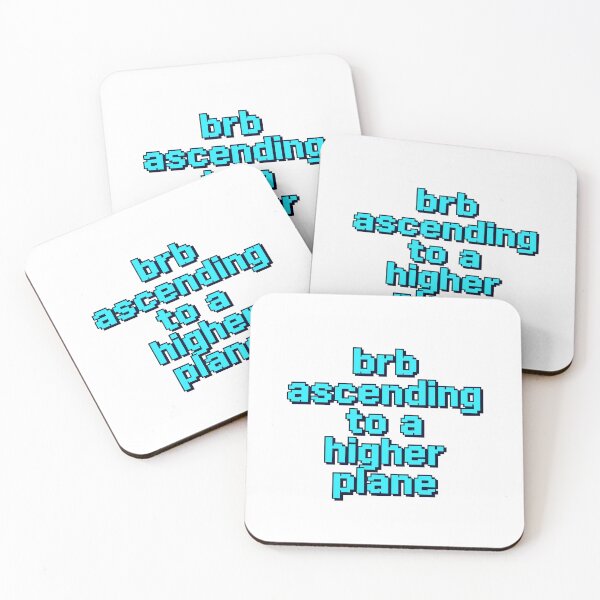Item preview, Retro Pixel Text Art - Ascending Higher Plane Meme designed and sold by PictorialWhimsy.