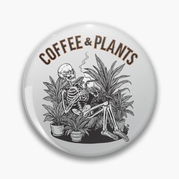 Item preview, Coffee And Plants Skeleton Drinking Coffee Gardening Mom designed and sold by faridman.
