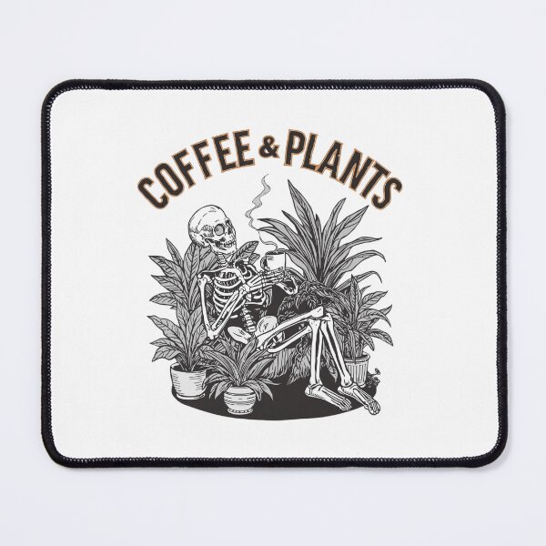 Item preview, Coffee And Plants Skeleton Drinking Coffee Gardening Mom designed and sold by faridman.