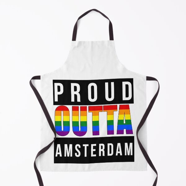 Item preview, Proud Outta Amsterdam Rainbow Pride – LGBTQ+ Gay Pride Design designed and sold by RomeoSketches.