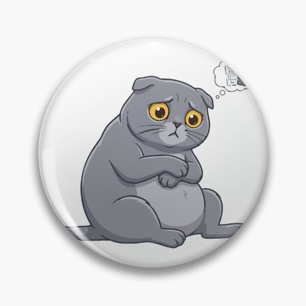 Item preview, Thinking About Taxes Depressed Scottish Fold designed and sold by Petzzz.