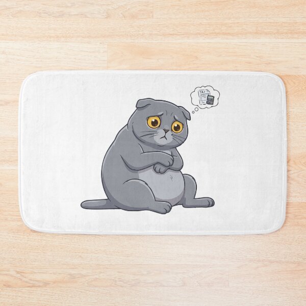 Item preview, Thinking About Taxes Depressed Scottish Fold designed and sold by Petzzz.