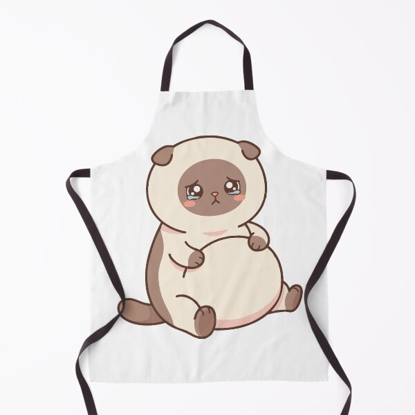 Item preview, The Worried Buddha Round Scottish Fold Cat Meme designed and sold by Petzzz.