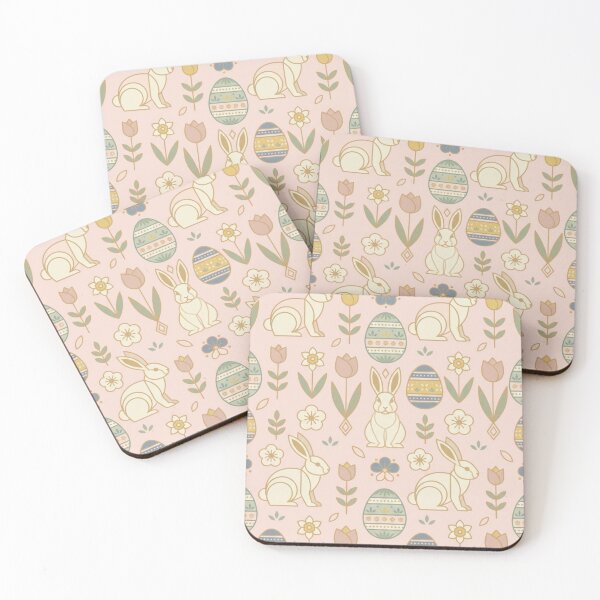 Item preview, Vintage Pastel Easter Bunny and Egg Seamless Pattern designed and sold by DGtaLrtcom.