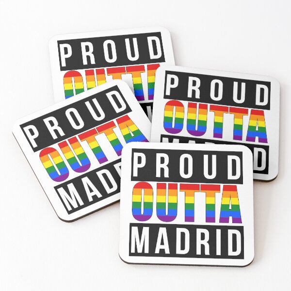 Artikelvorschau, Stolz aus Madrid – Regenbogenstolz – LGBTQ+ Gay Pride Design entworfen und verkauft von RomeoSketches.