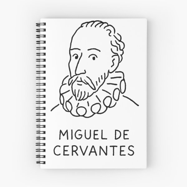 Item preview, Miguel de Cervantes Minimalist Line Art Portrait – Black and White Literary Illustration designed and sold by Artsy-With.