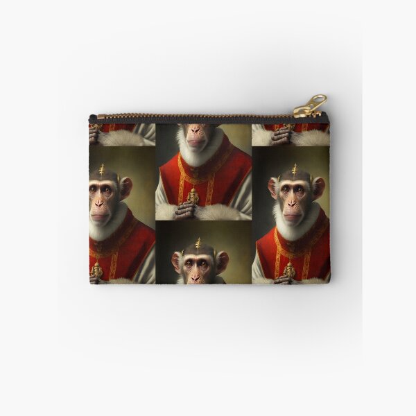 Item preview, Noble Monkey of the Ancient Court - Design with Regal and Vintage Style designed and sold by Hipatye26.