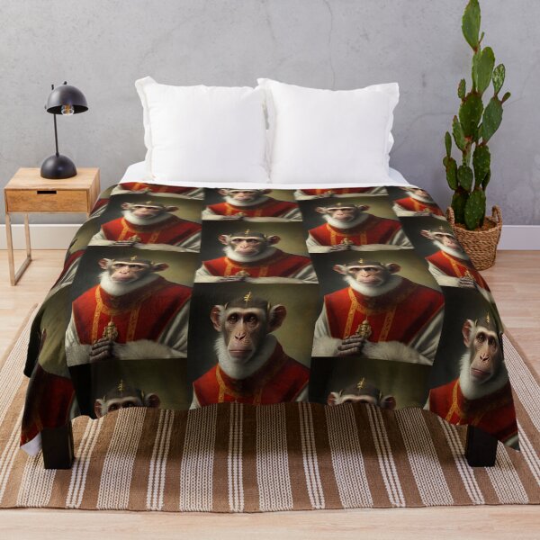 Item preview, Noble Monkey of the Ancient Court - Design with Regal and Vintage Style designed and sold by Hipatye26.