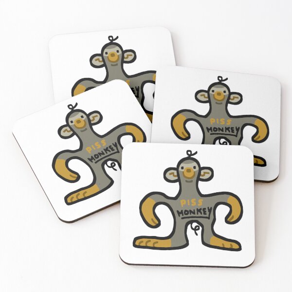 Item preview, Piss monkey sticker designed and sold by JonekElektronek.