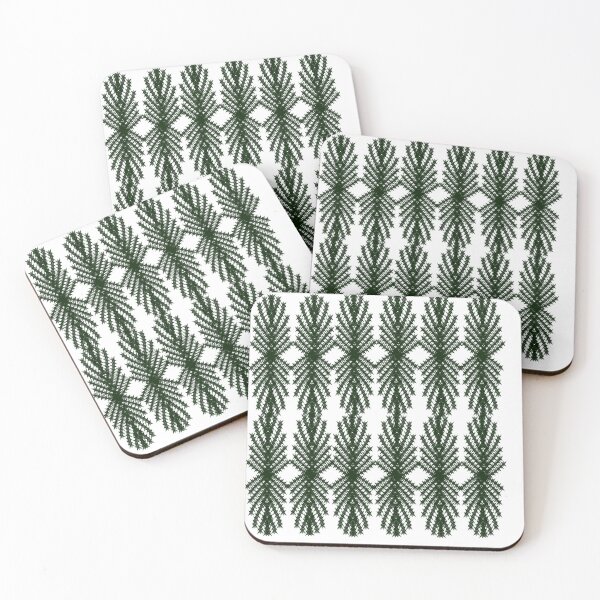 Item preview, Deep Forest Green Pine Tree Pattern | Abstract Texture designed and sold by HopeAndHustle.