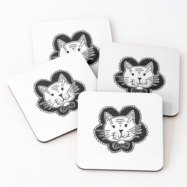 Item preview, Cute flower cat illustration  designed and sold by chickenlidl.