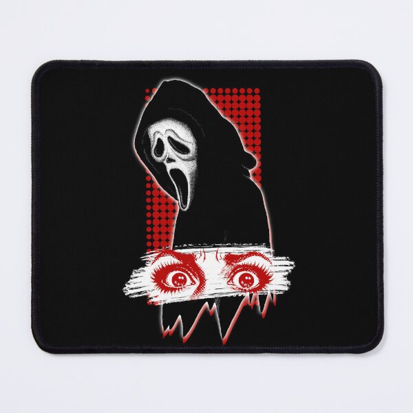 Item preview, Retro Horror Mask Illustration – Pop Art Slasher Inspired Gothic Design designed and sold by homework store.