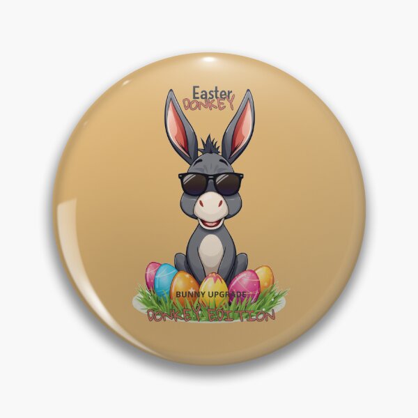 Item preview, Easter Donkey Bunny Upgrade Donkey Edition designed and sold by GOLDENGARDENART.