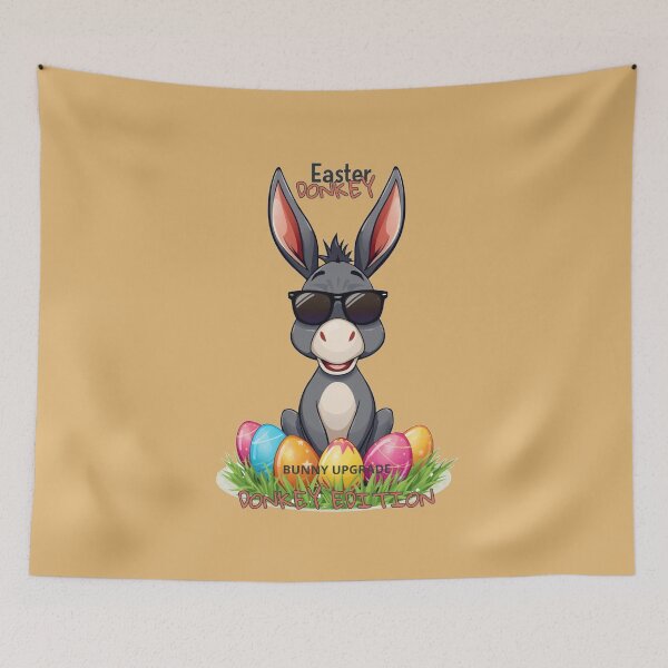 Item preview, Easter Donkey Bunny Upgrade Donkey Edition designed and sold by GOLDENGARDENART.