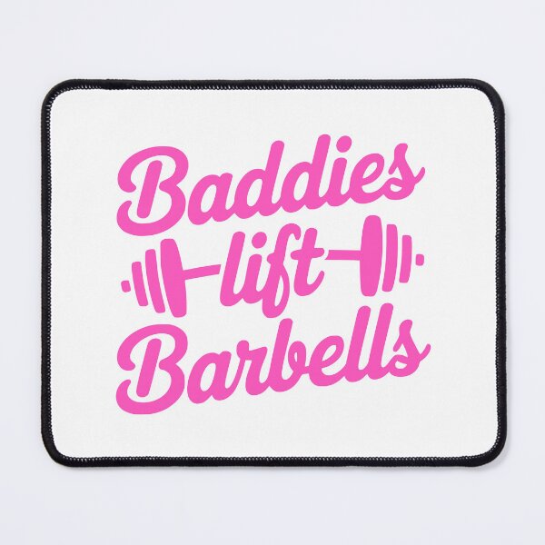 Item preview, Baddies Lift Barbells! Pink Gym Girl designed and sold by PMCreative.