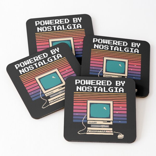 Item preview, Powered by Nostalgia – Retro Pixel Computer designed and sold by TomoMadeIt.