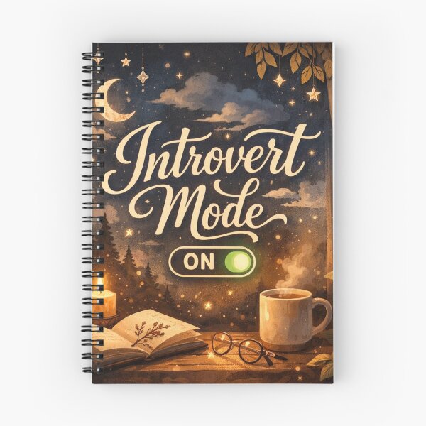 Item preview, Introvert Mode On Aesthetic Night Cozy Illustration designed and sold by Sanika arts .