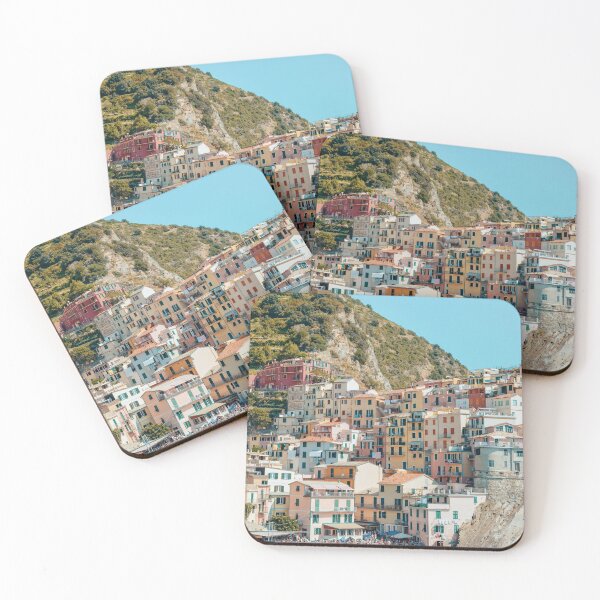 Item preview, Cinque Terre Italy – Colorful Coastal Village Travel Photography Print | Italian Riviera Wall Art designed and sold by tiazre.