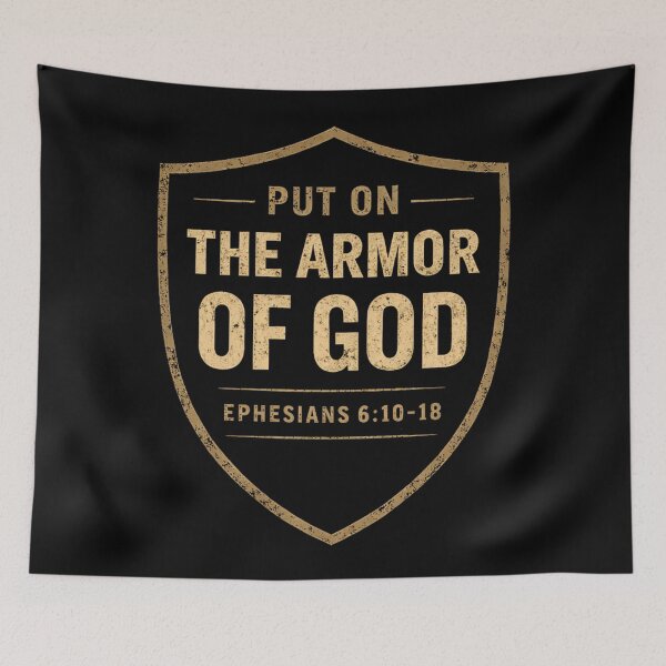 Item preview, Put on the Armor of God - Ephesians 6:10 designed and sold by Blood Washed Apparel.