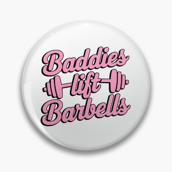 Item preview, Baddies Lift Barbells! Pink Gym Girl designed and sold by PMCreative.