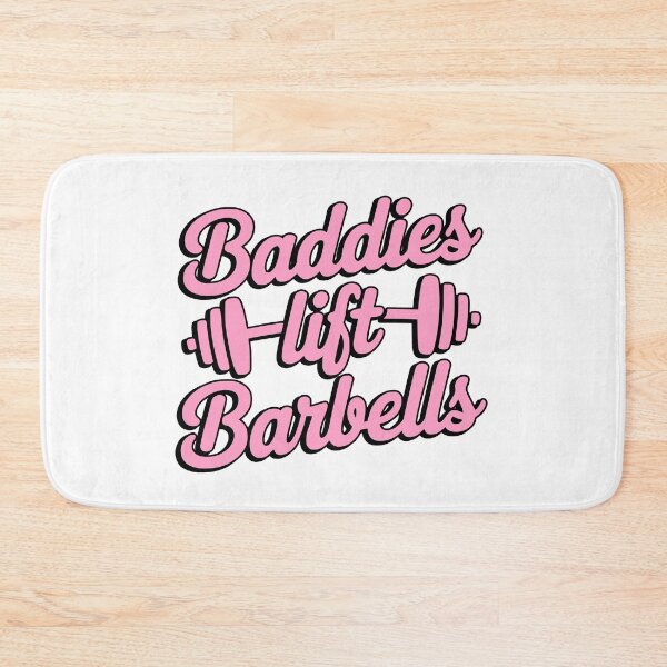 Item preview, Baddies Lift Barbells! Pink Gym Girl designed and sold by PMCreative.