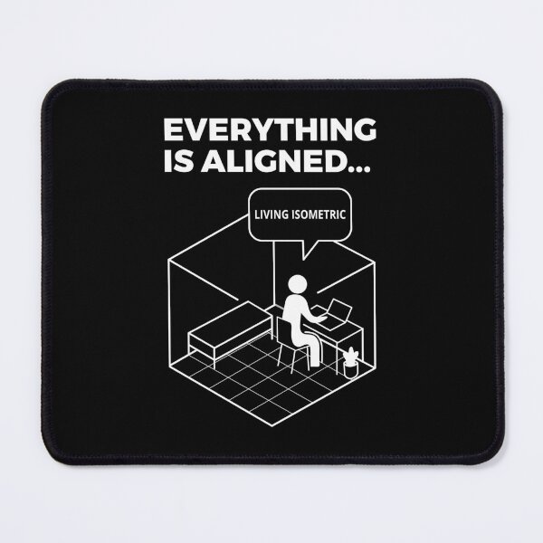 Item preview, Living Isometric – Minimalist Workspace Art designed and sold by TomoMadeIt.