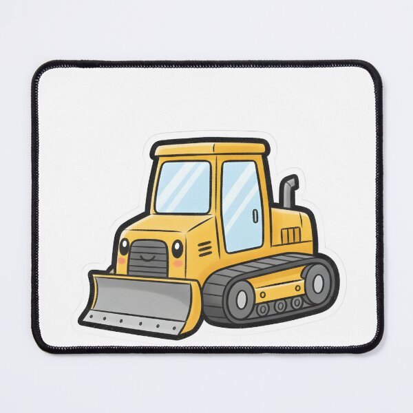 Item preview, Cute Bulldozer Cartoon designed and sold by 4AGift.