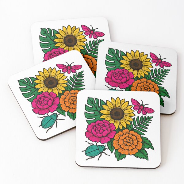 Item preview, Colorful Flowers - Boho Floral designed and sold by Gradasdaughter.
