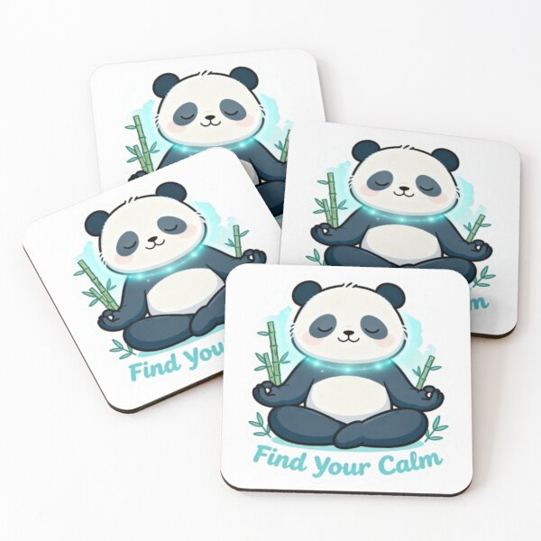 Item preview, Meditating Panda – Find Your Calm designed and sold by kharatsuchita.