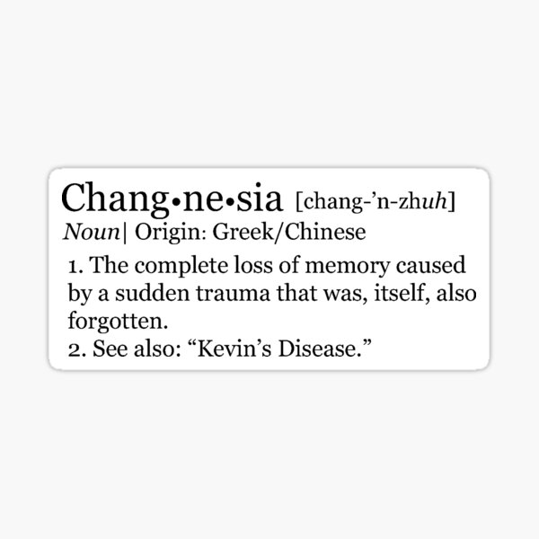 Item preview, Changnesia definition designed and sold by Cosmox.