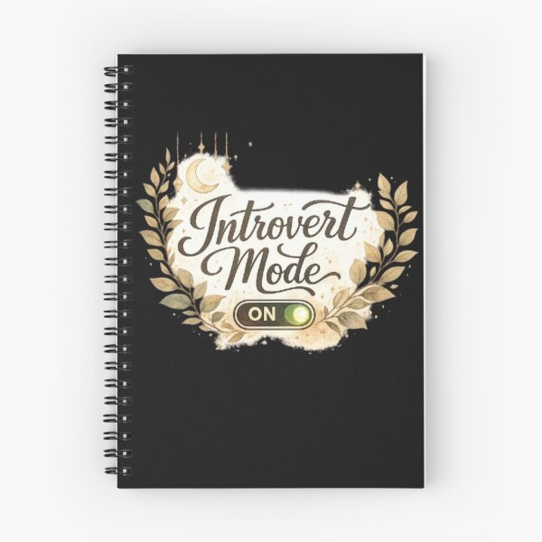 Item preview, Introvert Mode On Aesthetic Botanical Toggle Quote Design designed and sold by Sanika arts .