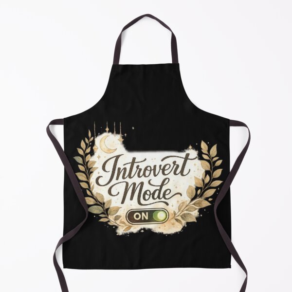 Item preview, Introvert Mode On Aesthetic Botanical Toggle Quote Design designed and sold by Sanika arts .